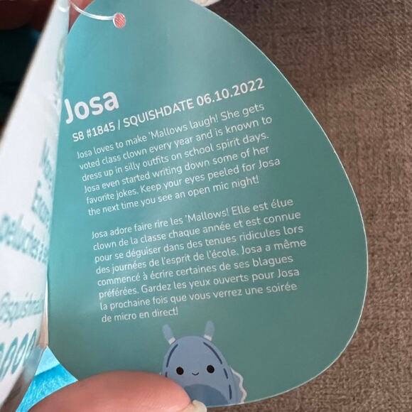 NWT Josa the Sea Slug Squishmallow 2023 Release 8” - Picture 5 of 7